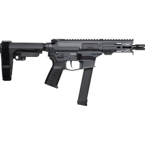 https3A2F2Fmedia.chattanoogashooting.com2Fimages2Fproduct2FCA99A290FTNG2FCA99A290FTNG1 CMMG Banshee Fixed Ejector MkGs Pistol 9mm Luger 33rd Magazine 5'' Barrel Tungsten w/Brace