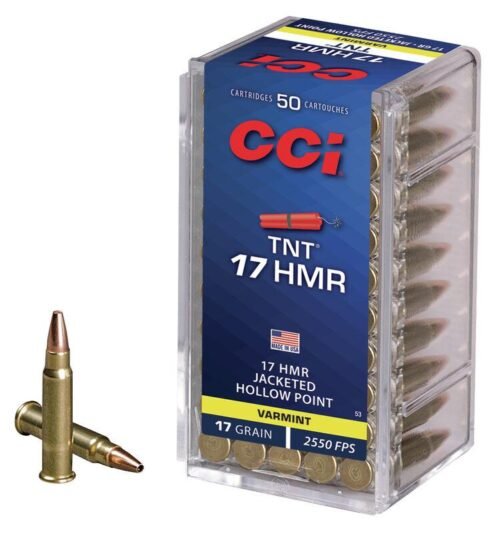 https3A2F2Fmedia.chattanoogashooting.com2Fimages2Fproduct2FCC0053C2FCC0053_1 CCI TNT Rimfire Ammunition .17 HMR 17 gr TNT JHP 2550 fps 2000/ct Case (40-50/ct Boxes)