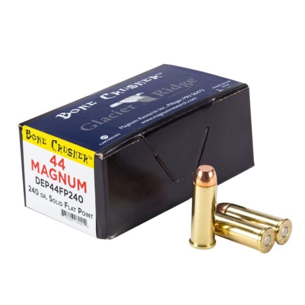 https3A2F2Fmedia.chattanoogashooting.com2Fimages2Fproduct2FDXDEP44FP2402FDXDEP44FP240_1 Magnum Research Desert Eagles Bone Crusher Handgun Ammunition .44 Rem Mag 240gr FP 25/ct