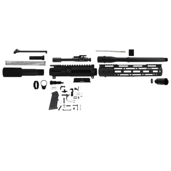 https3A2F2Fmedia.chattanoogashooting.com2Fimages2Fproduct2FEFPK300LPK102FEFPK300LPK10.jpg TacFire 10.5" Unassembled AR 300 Blackout Pistol Build Kit with Lower Parts Kit