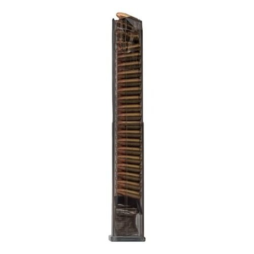 Elite Tactical Systems Carbon Smoke Handgun Magazine for Glock 17 9mm Luger 40/rd