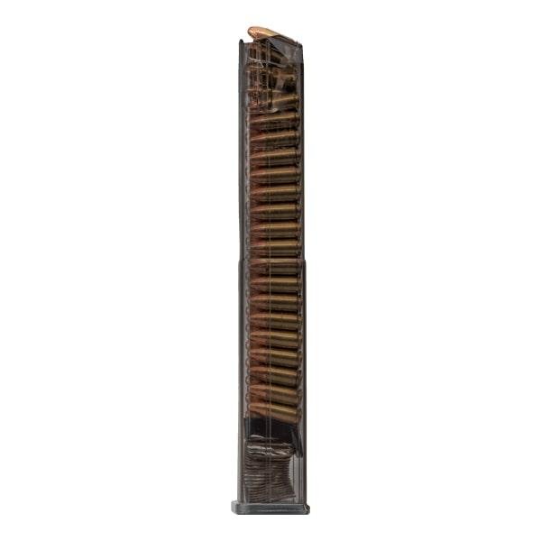 https3A2F2Fmedia.chattanoogashooting.com2Fimages2Fproduct2FEHSMKGLK18402FEHSMKGLK1840-1.jpg Elite Tactical Systems Carbon Smoke Handgun Magazine for Glock 17 9mm Luger 40/rd