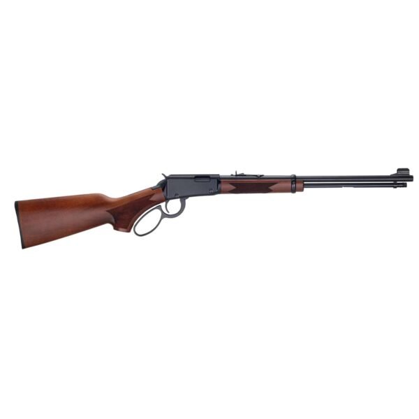https3A2F2Fmedia.chattanoogashooting.com2Fimages2Fproduct2FHLH001PG22M2FHLH001PG22M1.jpg Henry H1 Western Rifle .22 WMR 12rd Capacity 18.5" 1/2x28 Threaded Barrel Walnut Stock