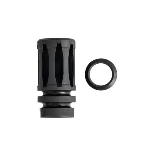 https3A2F2Fmedia.chattanoogashooting.com2Fimages2Fproduct2FOHFH012FOHFH01-1 One Horse A2 Bird Cage Flash Hider 5.56 NATO 1/2x28 Thread