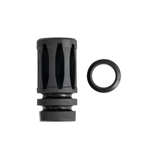 https3A2F2Fmedia.chattanoogashooting.com2Fimages2Fproduct2FOHFH022FOHFH02-1 One Horse A2 Bird Cage Flash Hider .30 Cal 5/8x24 Thread