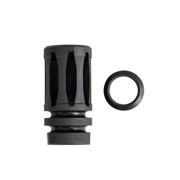 https3A2F2Fmedia.chattanoogashooting.com2Fimages2Fproduct2FOHFH022FOHFH02-1 One Horse A2 Bird Cage Flash Hider .30 Cal 5/8x24 Thread