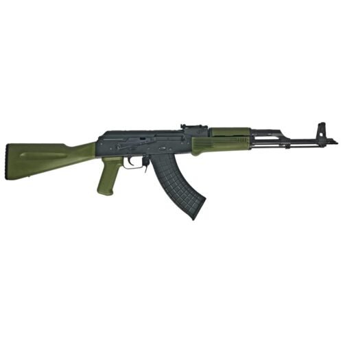 https3A2F2Fmedia.chattanoogashooting.com2Fimages2Fproduct2FRIRAK102G2FRIRAK102G-1 Riley Defense RAK47-P Rifle 7.62x39mm 30rd Magazine 16.25" Barrel Green Polymer Furniture