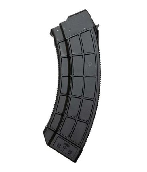 https3A2F2Fmedia.chattanoogashooting.com2Fimages2Fproduct2FYCMA943A2FYCMA943A_1 Century Arms US Palm AK30R Rifle Magazine 7.62x39 30/rd Clear/Black Polycarbonate Material