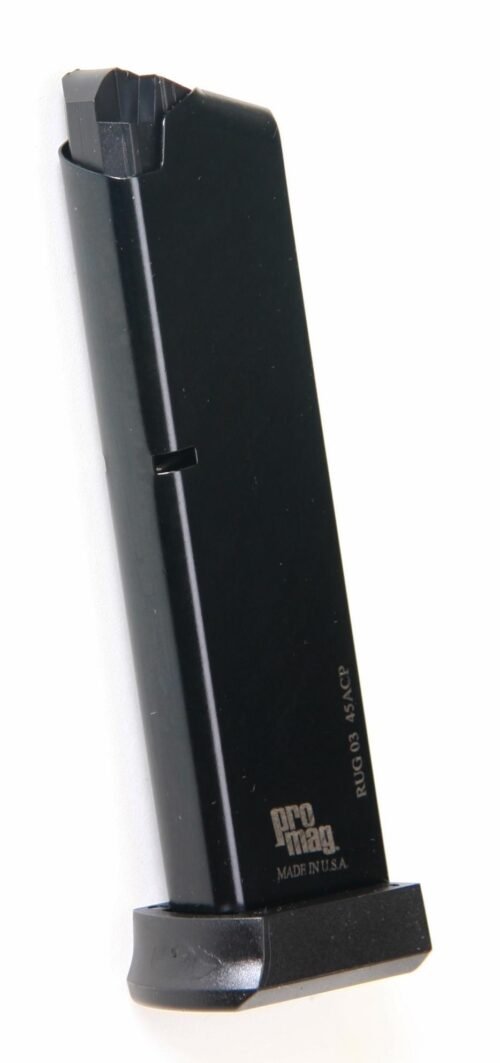 https3A2F2Fmedia.chattanoogashooting.com2Fimages2Fproduct2FZMRUG032FZMRUG03.jpg ProMag Ruger P90 Magazine .45 ACP Blued Steel 8/rd