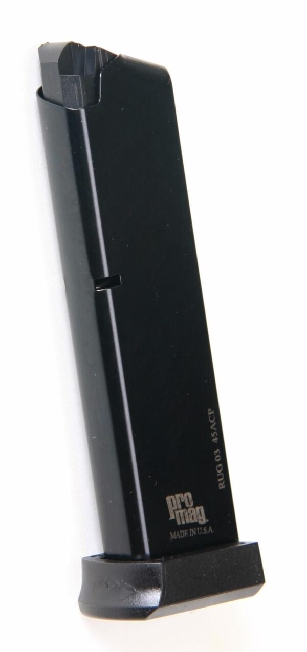 https3A2F2Fmedia.chattanoogashooting.com2Fimages2Fproduct2FZMRUG032FZMRUG03.jpg ProMag Ruger P90 Magazine .45 ACP Blued Steel 8/rd
