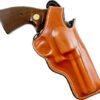 016TC34Z0.jpg DESANTIS DUAL ANGLE HUNTER HOL - LEATHER RH S&W L FR 4" TAN