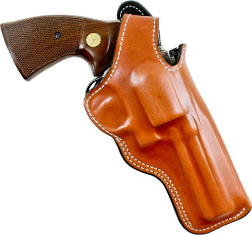 016TC34Z0.jpg DESANTIS DUAL ANGLE HUNTER HOL - LEATHER RH S&W L FR 4" TAN