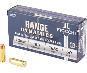 Mad Wolf Armory | Guns, Ammo, Accessories, Custom Firearms FIOCCHI RANGE DYNA 10MM 180GR 50/500