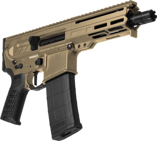 G30A0E33CT_ANGLE.jpg CMMG PISTOL DISSENT MK4 300AAC - 6.5" 30RD COYOTE TAN