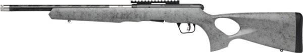 SAVAGE B22 22WMR TIMBERLITE - THUMBHOLE 18" CF 10RD GRY WOOD