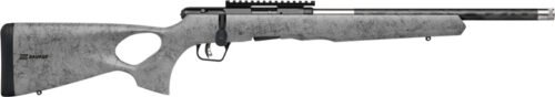 G70818.jpg SAVAGE B17 17HMR TIMBERLITE - THUMBHOLE 18" CF 10RD GRY WOOD