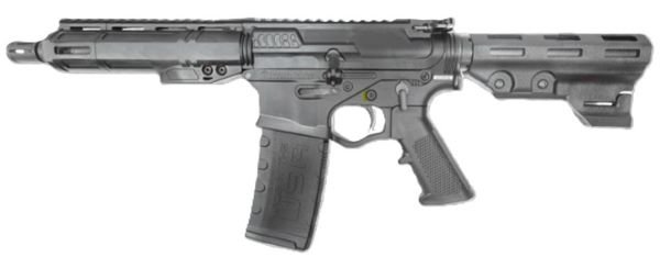 GATIGAX556MTBNS_LEFT.jpg ATI ALPHA MAXX PISTOL 5.56X45 - 7.5" BBL 30RD FLAT TOP 7" MLOK