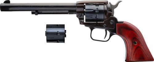 GRR22999MB6.jpg HERITAGE 22LR/WMR COMBO 6.5" - BLUED COCOBOLO GRIPS 9-SHOT