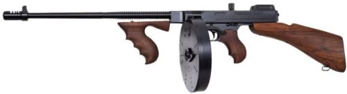 GT1B100D.jpg THOMPSON 1927A1 45ACP DELUXE - CARBINE WOOD W/100RD & 20RD