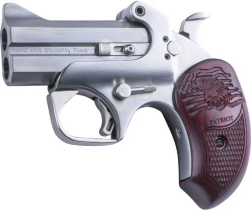 gbapa45410.jpg BOND ARMS PATRIOT W/HOLSTER - 45LC/410 2.5" 3" S/S WOOD