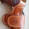 gbapa45410_in-holster_1.jpg BOND ARMS PATRIOT W/HOLSTER - 45LC/410 2.5" 3" S/S WOOD