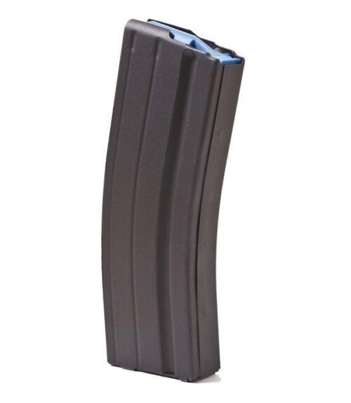 https3A2F2Fmedia.chattanoogashooting.com2Fimages2Fproduct2FAB2565SSBMBL2FAB2565SSBMBL.jpg ASC AR Family Rifle Magazine Blue Follower 6.5 Grendel Black Stainless Steel 25/rd
