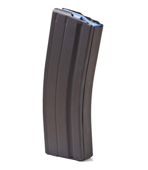 https3A2F2Fmedia.chattanoogashooting.com2Fimages2Fproduct2FAB2565SSBMBL2FAB2565SSBMBL.jpg ASC AR Family Rifle Magazine Blue Follower 6.5 Grendel Black Stainless Steel 25/rd