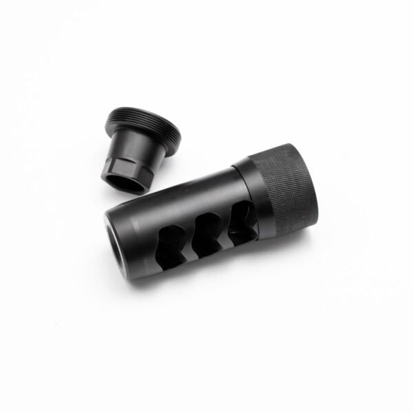 https3A2F2Fmedia.chattanoogashooting.com2Fimages2Fproduct2FAH419HFBN3012282FAH419HFBN6MM5824-1.jpg Area 419 Hellfire Self Timing Muzzle Brake 7mm/30cal Black Nitride 1/2-28