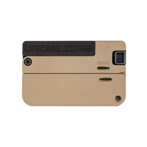 https3A2F2Fmedia.chattanoogashooting.com2Fimages2Fproduct2FBLLC2MT2FBLLC2MT-1.jpg LifeCard Handgun .22 WMR Single Shot 2.5" Barrel McMillan Tan