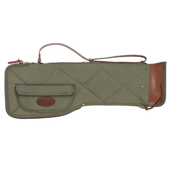 https3A2F2Fmedia.chattanoogashooting.com2Fimages2Fproduct2FBO0SC214PL92FBO0SC214PM9-1_1.jpg Boyt Signature Series Waxed Canvas Takedown Case Shotgun Case 34" OD Green