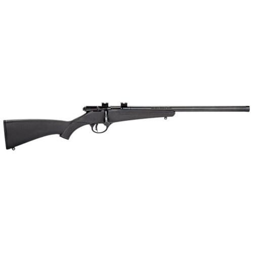 https3A2F2Fmedia.chattanoogashooting.com2Fimages2Fproduct2FBV138342FBV13834_1.jpg Savage Rascal FV-SR .22LR Single Shot 16.13" Heavy Barrel Synthetic Stock-Black