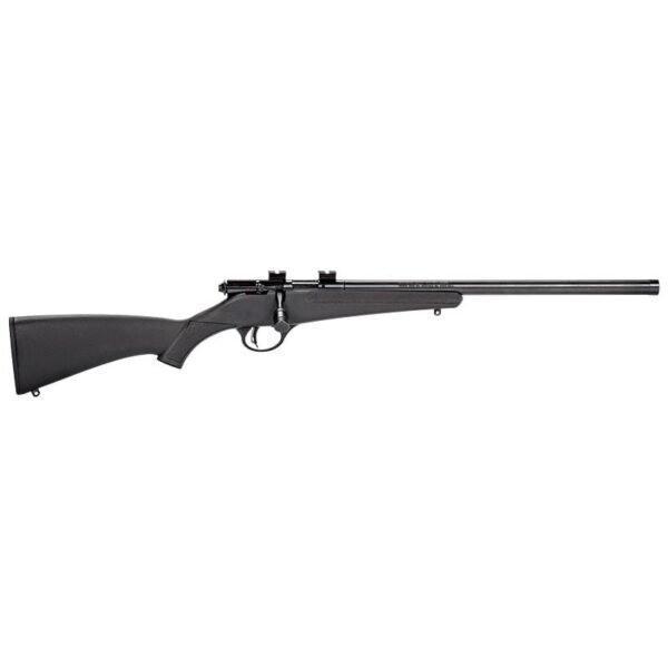 https3A2F2Fmedia.chattanoogashooting.com2Fimages2Fproduct2FBV138342FBV13834_1.jpg Savage Rascal FV-SR .22LR Single Shot 16.13" Heavy Barrel Synthetic Stock-Black