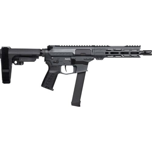 https3A2F2Fmedia.chattanoogashooting.com2Fimages2Fproduct2FCA99A520FTNG2FCA99A520FTNG1.jpg CMMG Banshee Fixed Ejector MkGs Pistol 9mm Luger 33rd Magazine 8'' Barrel Tungsten w/Brace