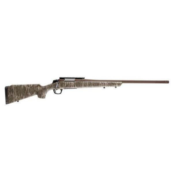 https3A2F2Fmedia.chattanoogashooting.com2Fimages2Fproduct2FCVCR3991MOBL2FCVCR3981MOBL1.jpg CVA Cascade XT Bolt Action Rifle 300 Win Mag 3rd Capacity 24" Fluted Threaded Midnight Bronze Barrel Mossy Oak New Bottomland Stock