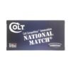 https3A2F2Fmedia.chattanoogashooting.com2Fimages2Fproduct2FDT10M180FMJCT2FDT10M180FMJCT.jpg Double Tap Colt National Match Handgun Ammunition 10mm Auto 180gr FMJ 1140 fps 50/ct