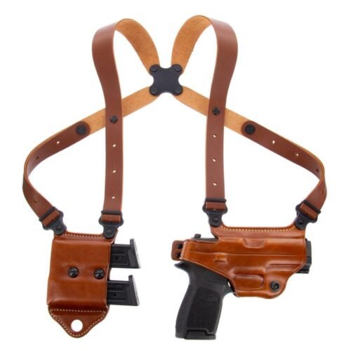https3A2F2Fmedia.chattanoogashooting.com2Fimages2Fproduct2FGEMCII2122FGEMCII212-1.jpg Galco Miami Classic II Shoulder System Holster for Colt 1911 5" Tan RH