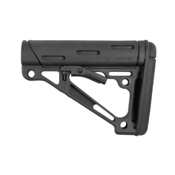 https3A2F2Fmedia.chattanoogashooting.com2Fimages2Fproduct2FHA150502FHA15050-1.jpg Hogue AR-15/M-16 Over-Molded Collapsible Buttstock Black - Fits Commercial Buffer Tube