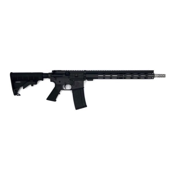 https3A2F2Fmedia.chattanoogashooting.com2Fimages2Fproduct2FIQGL15223SSBLK2FIQGL15223SSBLK-1.jpg GLFA AR-15 Rifle .223 Wylde 30rd Magazine 16" Threaded Barrel Black and Stainless with 15.25" Handguard