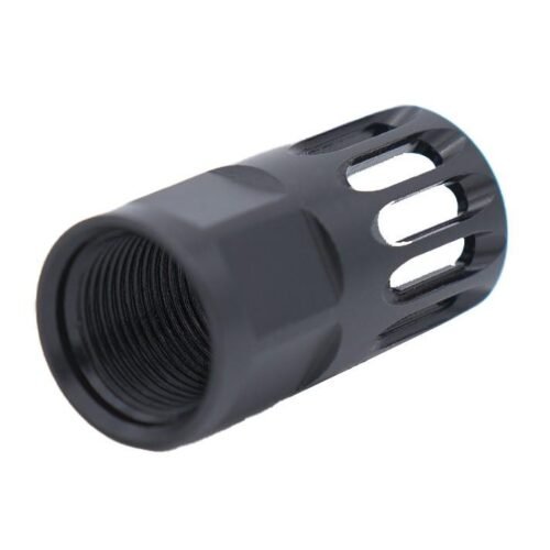 https3A2F2Fmedia.chattanoogashooting.com2Fimages2Fproduct2FIRBRO22A2BLK2FIRBRO22A2BLK-1.jpg Black Rain BRO-22 A2 Thread Protector 1/2x28 Black