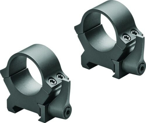 https3A2F2Fmedia.chattanoogashooting.com2Fimages2Fproduct2FLU1740712FLU174071.jpg Leupold 2-Piece Precision-Fit QRW2 Weaver-Style Rings 1" High - Matte Black