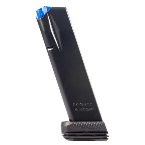 https3A2F2Fmedia.chattanoogashooting.com2Fimages2Fproduct2FMYMGCZ7519DPS2FMYMGCZ7519DPS.jpg Mec-Gar Handgun Magazine CZ 75B / 85B / SP-01 / SHADOW / SHADOW 2 9mm Luger 19/rd DPS