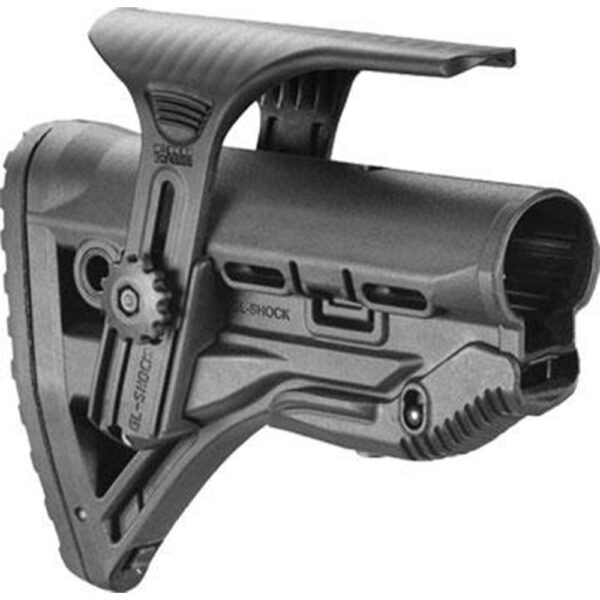 https3A2F2Fmedia.chattanoogashooting.com2Fimages2Fproduct2FNAGLSHOCKCP2FNAGLSHOCKCP-1.jpg Mako Group Recoil-Reducing M4/AR-15 Stock with Adjustable cheekpiece