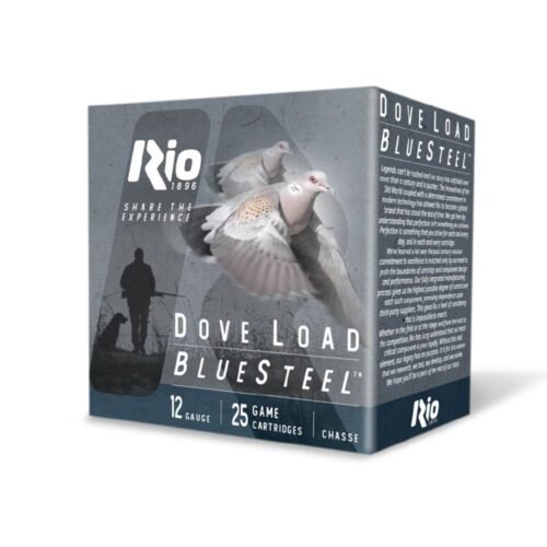 Rio Bluesteel Dove Load Shotshells 12 ga 2.75" 7/8oz #7 1350 fps 25/ct