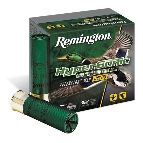 https3A2F2Fmedia.chattanoogashooting.com2Fimages2Fproduct2FRT267992FRT26799-1 Remington HyperSonic Steel Shotshells 12 ga 3-1/2 in 1-3/8 oz #4 1700 fps 25/ct