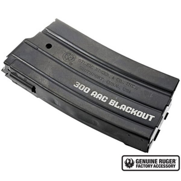 https3A2F2Fmedia.chattanoogashooting.com2Fimages2Fproduct2FUR904842FUR90484-1.jpg Ruger Mini-14 Rifle Magazine Black 300 Blackout 20/rd