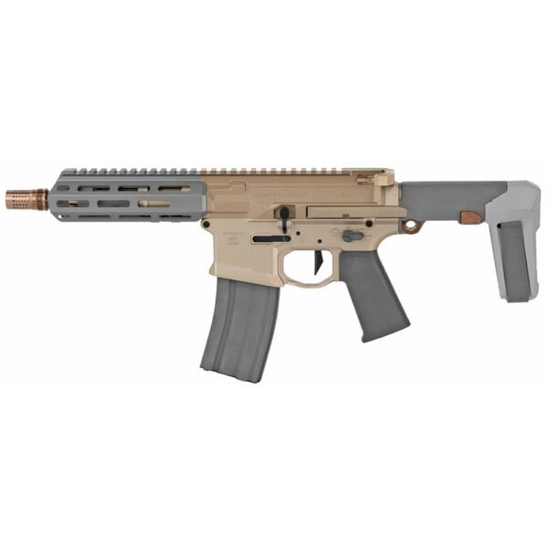 https3A2F2Fmedia.chattanoogashooting.com2Fimages2Fproduct2FYQHB300BLK7INPISTOL2FYQHB300BLK7INPISTOL-1.jpg Q Honey Badger Pistol .300 BLK 30rd Magazine 7" Barrel 1:5 Twist 6" MLOK Handguard