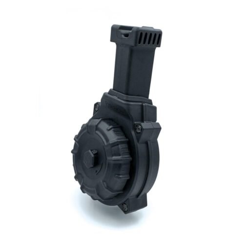 https3A2F2Fmedia.chattanoogashooting.com2Fimages2Fproduct2FZMDRMA1052FZMDRMA105-1.jpg Promag Thompson Carbine Rifle Magazine Drum Black .45 ACP 40/rd