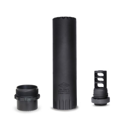 YANKEE HILL MACHINE COMPANY TURBO T3 5.56 1/2-28 SILENCER