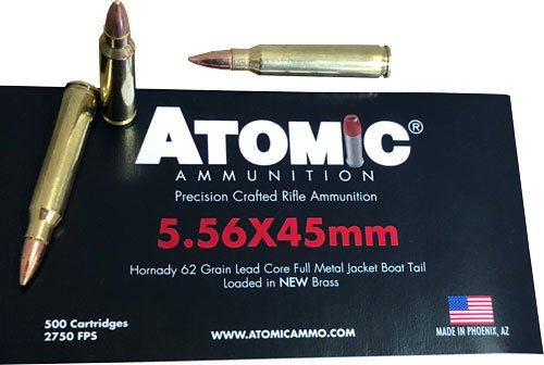 A04898.jpg ATOMIC 5.56X45 62GR FMJ - 500RD BULK