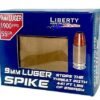 ALASPI9MM552000.jpg LIBERTY SPIKE 9MM 55GR - COPPR HP 20RD 50BX/CS